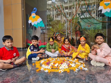 JANMASHTAMI CELEBRATION AT UDAYAN KIDZ SEC 108 GURUGRAM