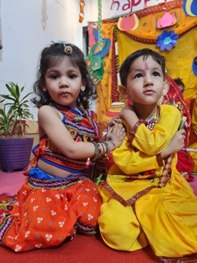 JANMASHTAMI CELEBRATION AT UDAYAN KIDZ SEC 108 GURUGRAM