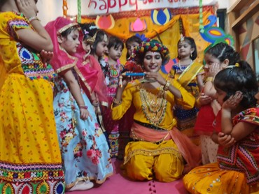 JANMASHTAMI CELEBRATION AT UDAYAN KIDZ SEC 108 GURUGRAM