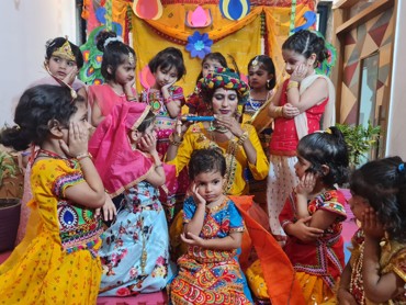 JANMASHTAMI CELEBRATION AT UDAYAN KIDZ SEC 108 GURUGRAM