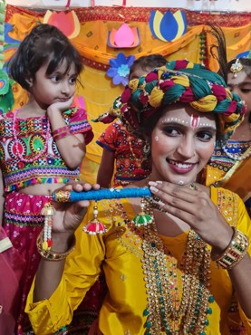 JANMASHTAMI CELEBRATION AT UDAYAN KIDZ SEC 108 GURUGRAM