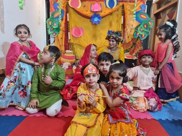 JANMASHTAMI CELEBRATION AT UDAYAN KIDZ SEC 108 GURUGRAM