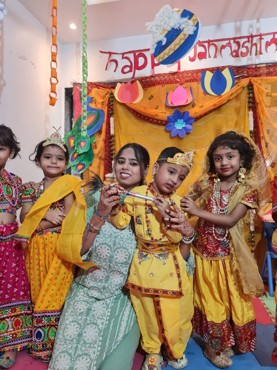 JANMASHTAMI CELEBRATION AT UDAYAN KIDZ SEC 108 GURUGRAM