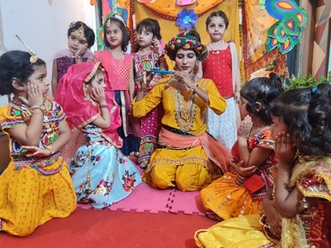 JANMASHTAMI CELEBRATION AT UDAYAN KIDZ SEC 108 GURUGRAM