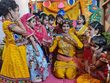 JANMASHTAMI CELEBRATION AT UDAYAN KIDZ SEC 108 GURUGRAM