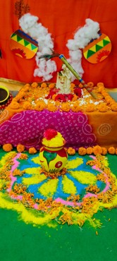 "Celebrating the Divine Birth: UK AG Colony's Janmashtami"