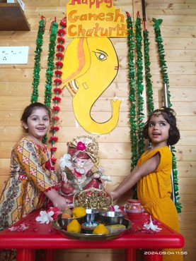 GANESH CHATURTHI CELEBRATION AT UDAYAN KIDZ SEC 108 GURUGRAM