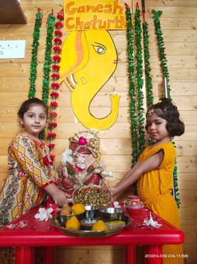 GANESH CHATURTHI CELEBRATION AT UDAYAN KIDZ SEC 108 GURUGRAM