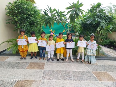 GANESH CHATURTHI CELEBRATION AT UDAYAN KIDZ SEC 108 GURUGRAM