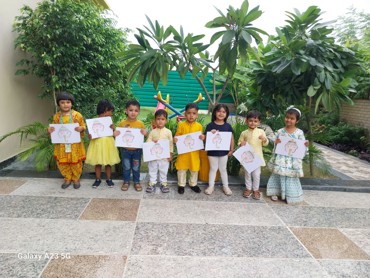 GANESH CHATURTHI CELEBRATION AT UDAYAN KIDZ SEC 108 GURUGRAM