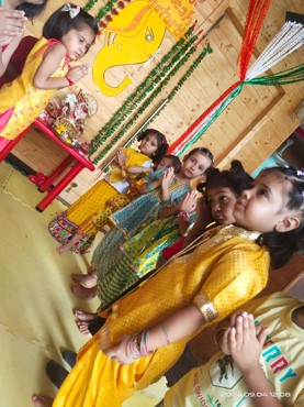 GANESH CHATURTHI CELEBRATION AT UDAYAN KIDZ SEC 108 GURUGRAM