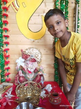 GANESH CHATURTHI CELEBRATION AT UDAYAN KIDZ SEC 108 GURUGRAM