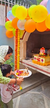 "Ganesh Chaturthi Celebrations in Sector 13, UK - Joy, Love, and Modaks!"