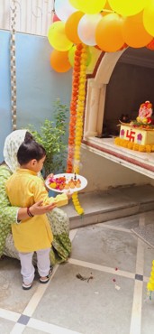 "Ganesh Chaturthi Celebrations in Sector 13, UK - Joy, Love, and Modaks!"