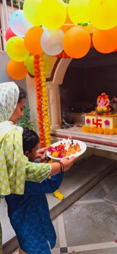 "Ganesh Chaturthi Celebrations in Sector 13, UK - Joy, Love, and Modaks!"