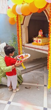 "Ganesh Chaturthi Celebrations in Sector 13, UK - Joy, Love, and Modaks!"