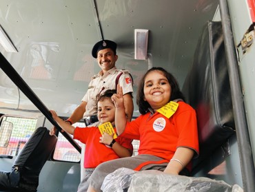 EXCURSIONS TRIP TO FIRE STATION ( UDAYAN KIDZ ASHIYANA NAGAR,PATNA)