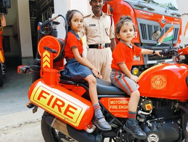 EXCURSIONS TRIP TO FIRE STATION ( UDAYAN KIDZ ASHIYANA NAGAR,PATNA)