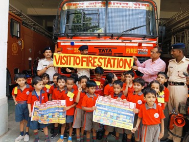 EXCURSIONS TRIP TO FIRE STATION ( UDAYAN KIDZ ASHIYANA NAGAR,PATNA)