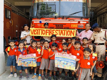 EXCURSIONS TRIP TO FIRE STATION ( UDAYAN KIDZ ASHIYANA NAGAR,PATNA)