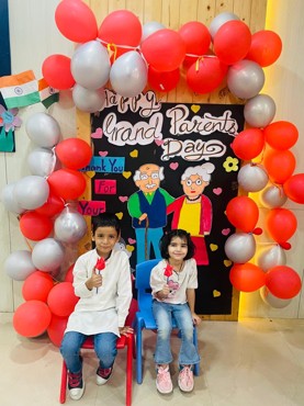 Happy Grandparents Day in GPIS  Sector - 8 Dwarka  JR.KG