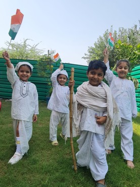 GANDHI JAYANTI CELEBRATION AT UK GURUGRAM SEC 108