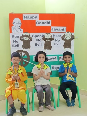 GANDHI JAYANTI CELEBRATION AT UDAYAN KIDZ ASHIYANA NAGAR,PATNA