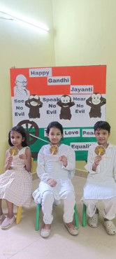 GANDHI JAYANTI CELEBRATION AT UDAYAN KIDZ ASHIYANA NAGAR,PATNA