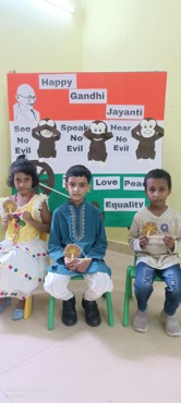 GANDHI JAYANTI CELEBRATION AT UDAYAN KIDZ ASHIYANA NAGAR,PATNA