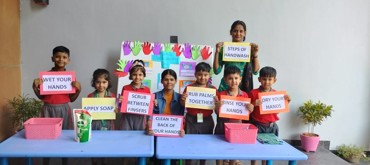 HAND WASHING DAY AT UDAYAN KIDZ GURUGRAM