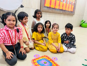 CLASS JR.KG DIWALI CELEBRATION  GPIS DWARKA SECTOR -8