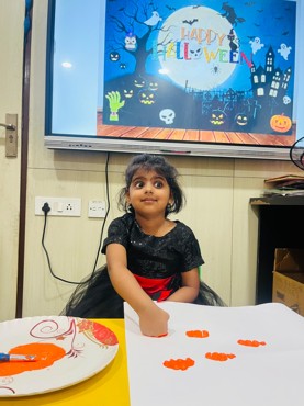 CLASS JR.KG HALLOWEEN PARTY GPIS DWARKA SECTOR -8