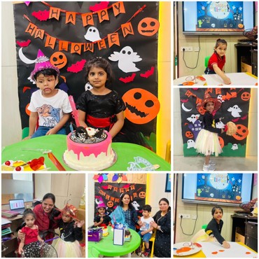 CLASS JR.KG HALLOWEEN PARTY GPIS DWARKA SECTOR -8