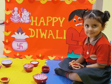 DIYA DECORATION /DIWALI CELEBRATION  AT UDAYAN KIDZ ASHIYAN NAGAR ,PATNA