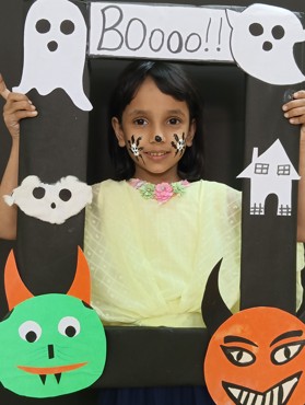 HALLOWEEN DAY CELEBRATION AT UDAYAN KIDZ ASHIYANA NAGAR ,PATNA