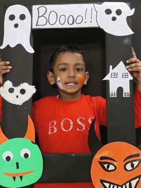 HALLOWEEN DAY CELEBRATION AT UDAYAN KIDZ ASHIYANA NAGAR ,PATNA