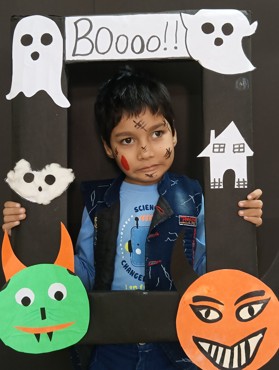 HALLOWEEN DAY CELEBRATION AT UDAYAN KIDZ ASHIYANA NAGAR ,PATNA