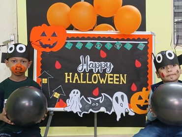 HALLOWEEN DAY CELEBRATION AT UDAYAN KIDZ ASHIYANA NAGAR ,PATNA