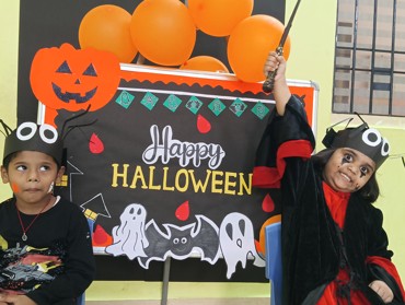 HALLOWEEN DAY CELEBRATION AT UDAYAN KIDZ ASHIYANA NAGAR ,PATNA