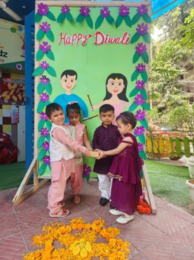 Diwali celebration Udayan kidz sector 8