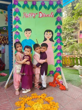 Diwali celebration Udayan kidz sector 8