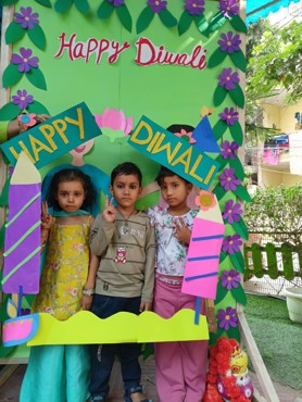 Diwali celebration Udayan kidz sector 8