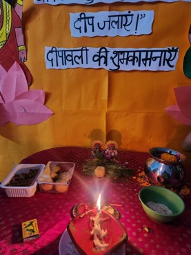 Diwali celebration Udayan kidz sector 8