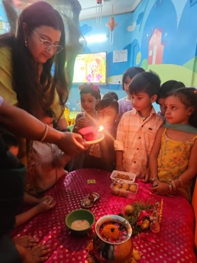 Diwali celebration Udayan kidz sector 8