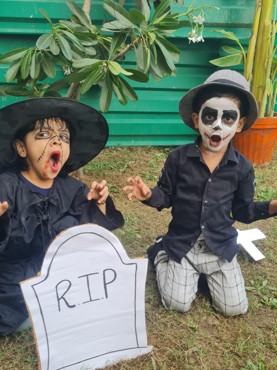 HALLOWEEN PARTY AT UDAYAN KIDZ SEC 108