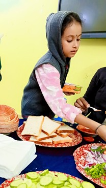 SANDWICH MAKING ACTIVITY AT UDAYAN KIDZ ASHIYANA NAGAR, PATNA