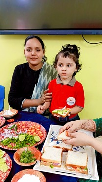 SANDWICH MAKING ACTIVITY AT UDAYAN KIDZ ASHIYANA NAGAR, PATNA