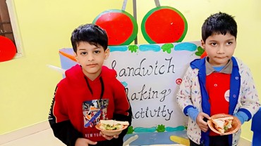 SANDWICH MAKING ACTIVITY AT UDAYAN KIDZ ASHIYANA NAGAR, PATNA