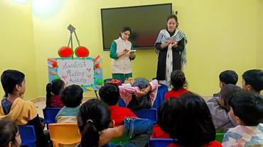 SANDWICH MAKING ACTIVITY AT UDAYAN KIDZ ASHIYANA NAGAR, PATNA