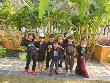 Halloween celebration at Udayan kidz sector 8